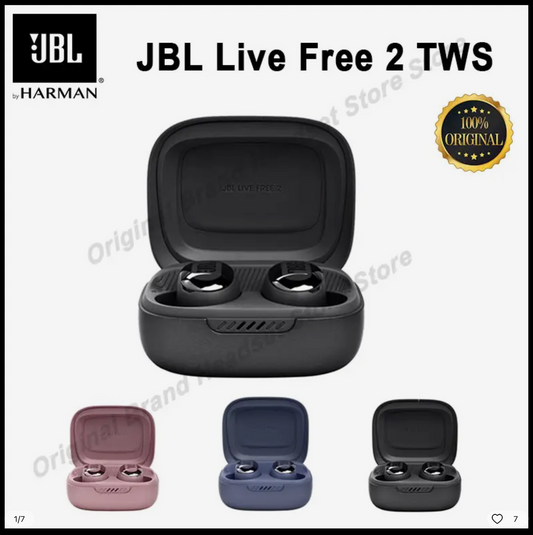 JBL Live Free 2 TWS Bluetooth Earbuds.