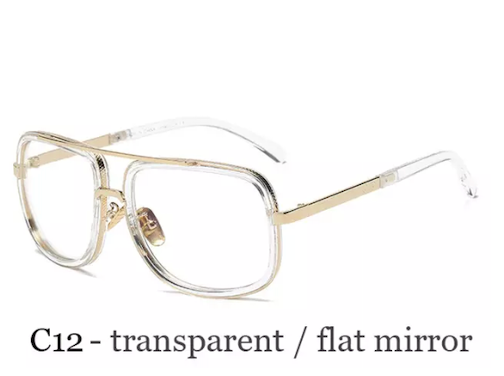 Trendy Fashionable Big Frame Men's Glasses