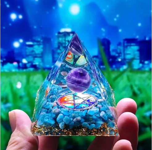 Chakra Healing Energy Pyramids With USB Adapter